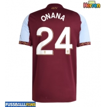 Aston Villa Amadou Onana #24 Heimtrikot 2025-26 Kurzarm